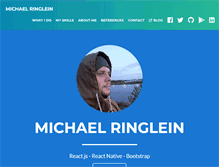 Tablet Screenshot of michaelringlein.com